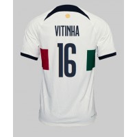 Koszulka piłkarska Portugalia Vitinha #16 Strój wyjazdowy MŚ 2022 tanio Krótki Rękaw